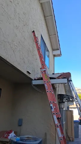 Awning Installation Second Floor — completed