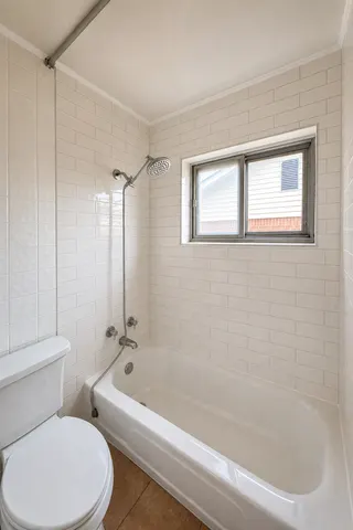 Bathroom tile work — completed