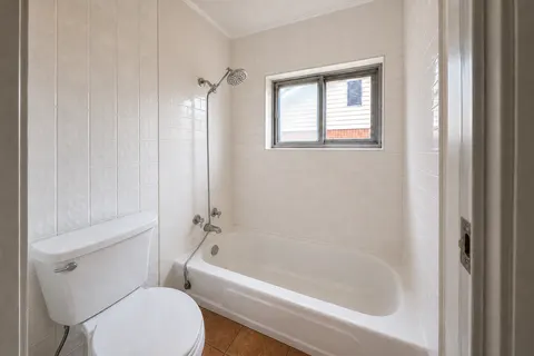 Bathroom tile work — completed