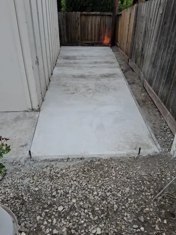 Concrete Slab Installation — completed