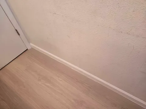 Bathroom Flooring & Baseboard Replacement and toilet replacement — completed