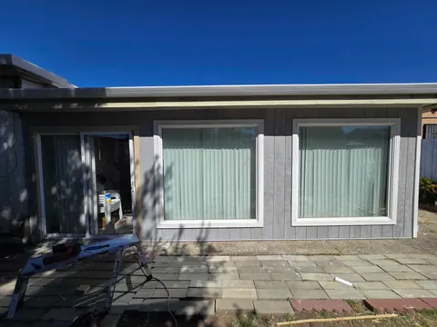 Exterior Stucco and reinforce stud — completed
